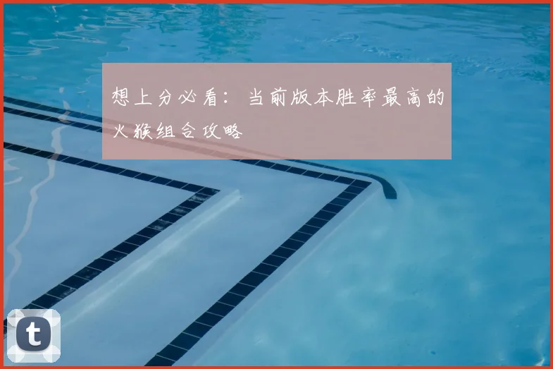 想上分必看：当前版本胜率最高的火猴组合攻略